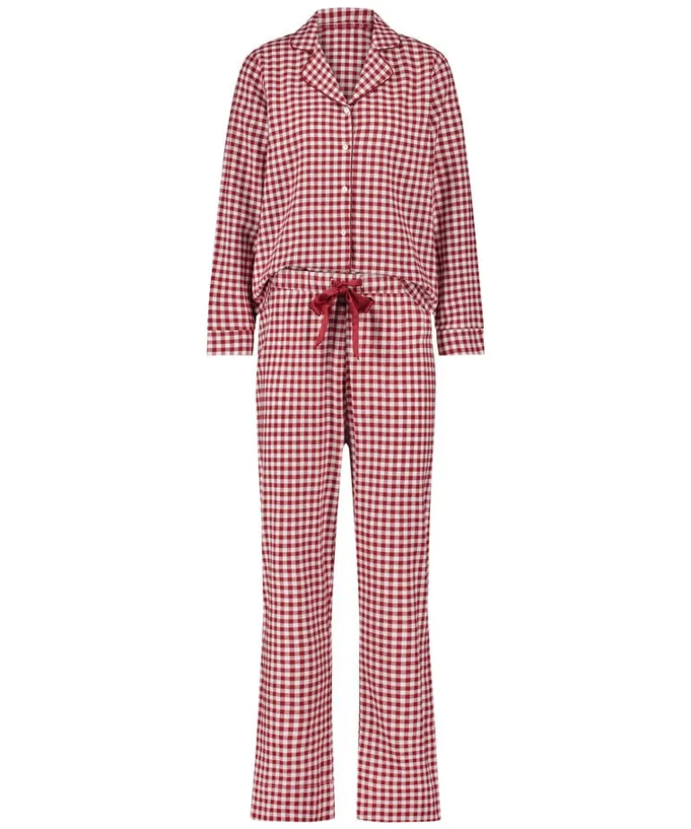Flannel Pyjama Set - Red