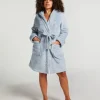 Fleece Bathrobe Short - Blue
