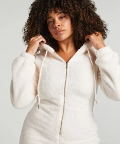 Fleece Onesie - White