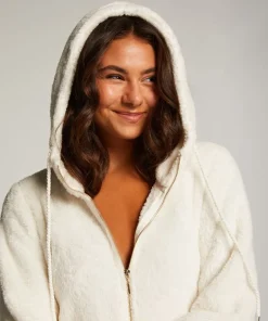Fleece Onesie - White