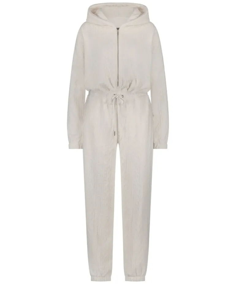 Fleece Onesie - White