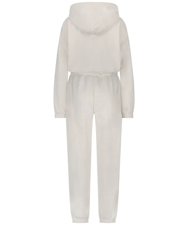 Fleece Onesie - White
