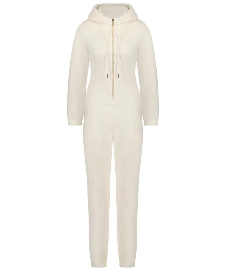 Fleece Onesie - White