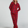 Fleece Pyjama Set - Red