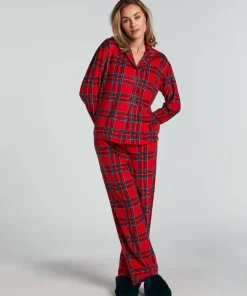 Fleece Pyjama Set - Red