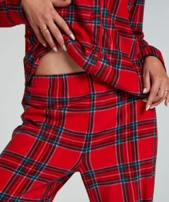 Fleece Pyjama Set - Red