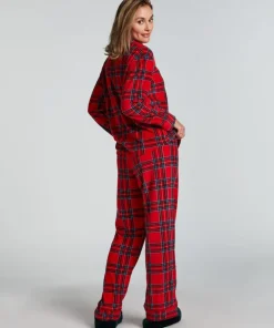 Fleece Pyjama Set - Red