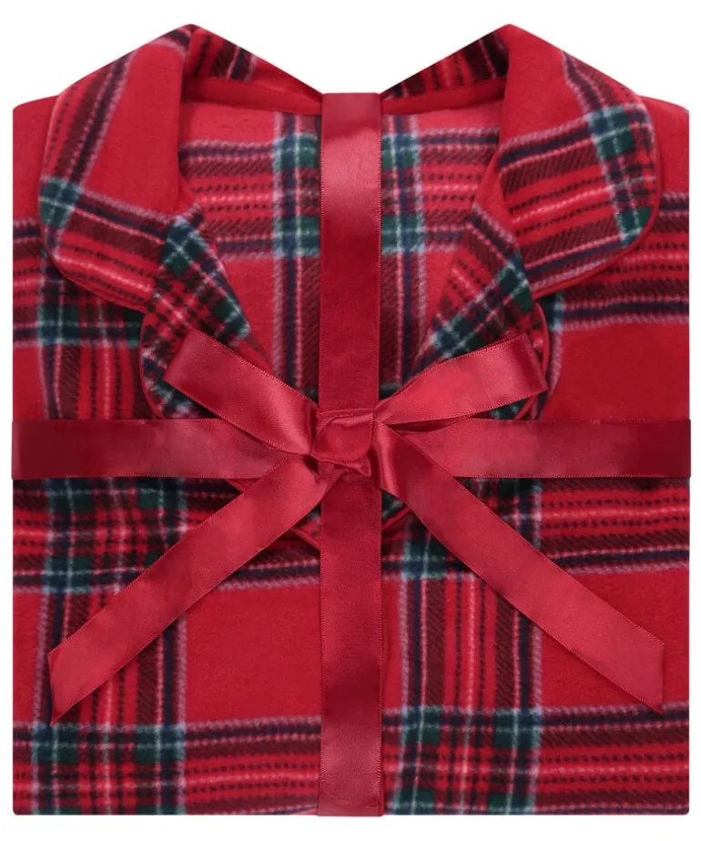 Fleece Pyjama Set - Red