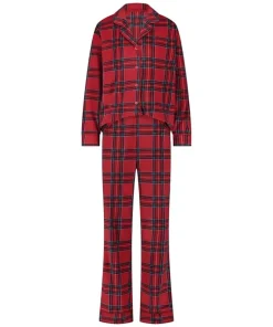Fleece Pyjama Set - Red