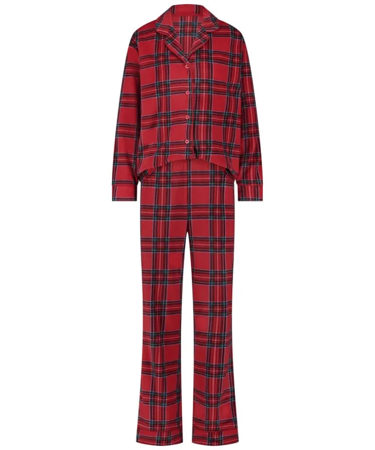 Fleece Pyjama Set - Red