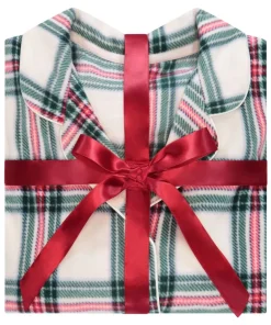 Fleece Pyjama Set - White