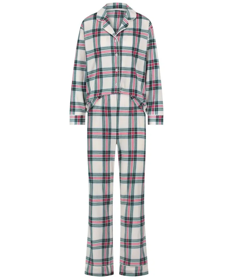 Fleece Pyjama Set - White