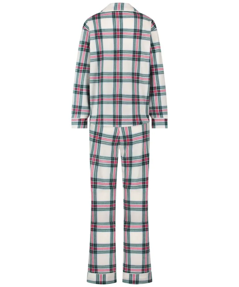 Fleece Pyjama Set - White