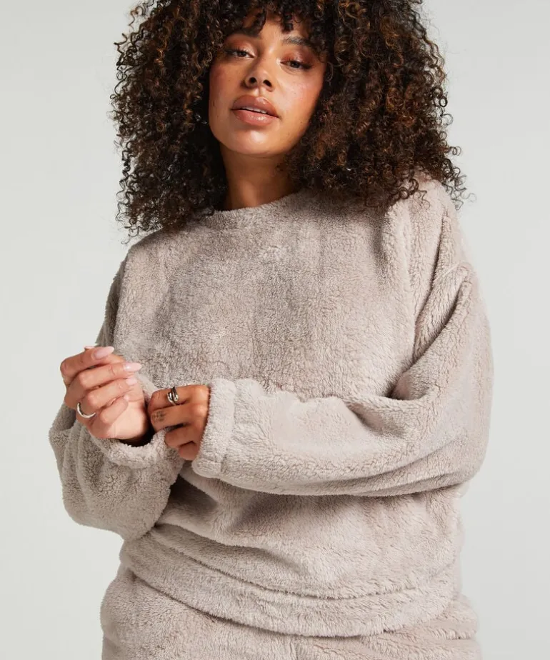 Fleece Snuggle Top - Gray