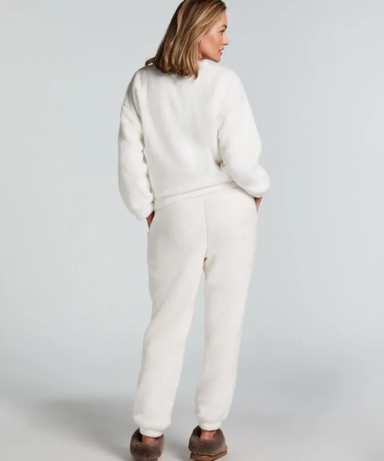 Fleece Snuggle Top - White