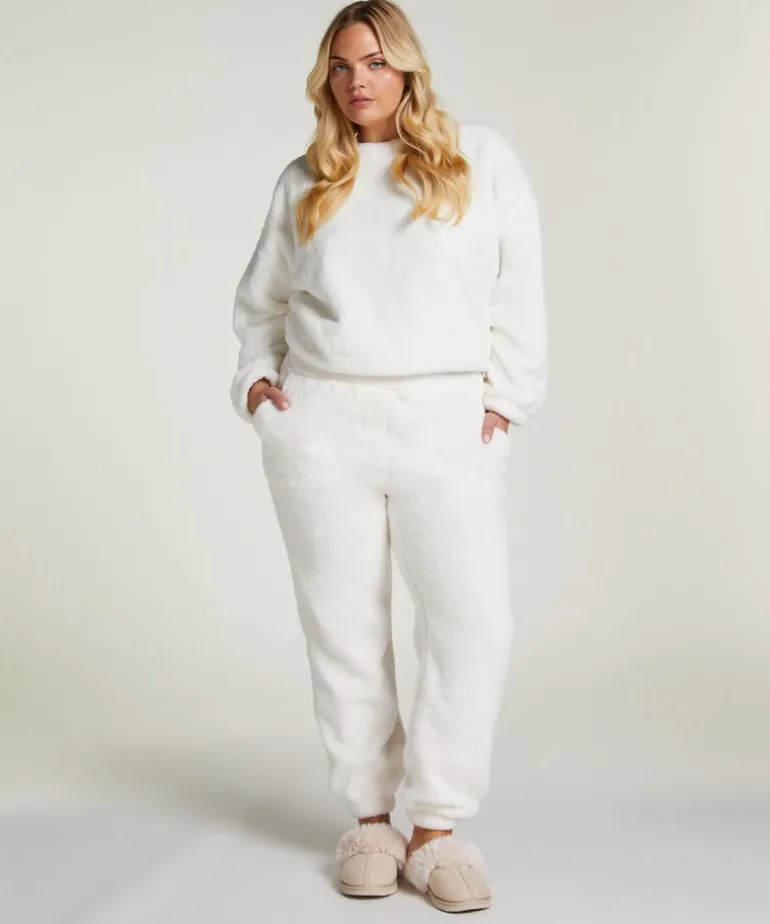 Fleece Snuggle Top - White