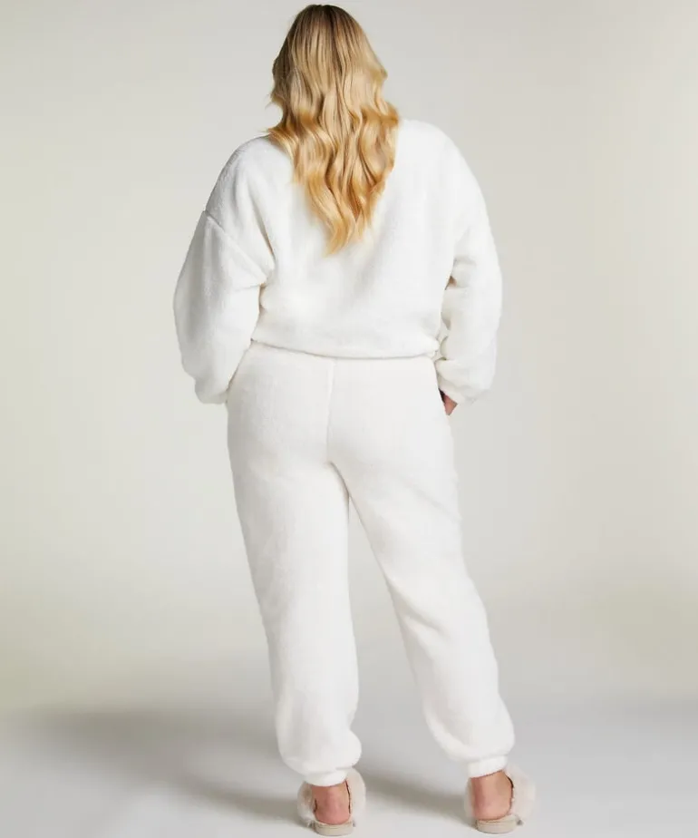 Fleece Snuggle Top - White