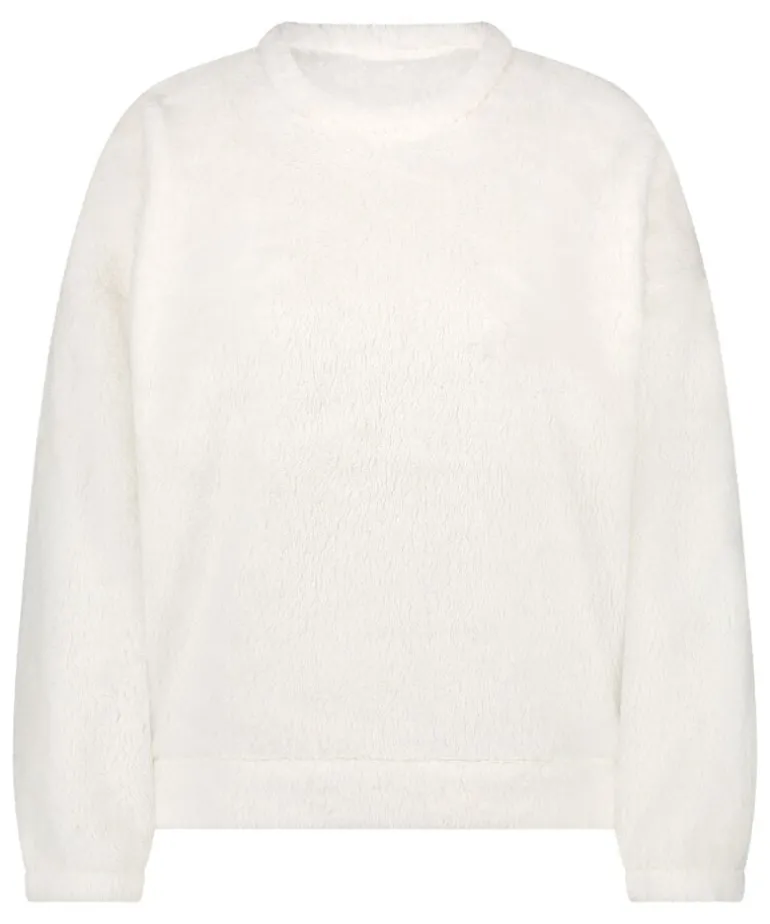 Fleece Snuggle Top - White