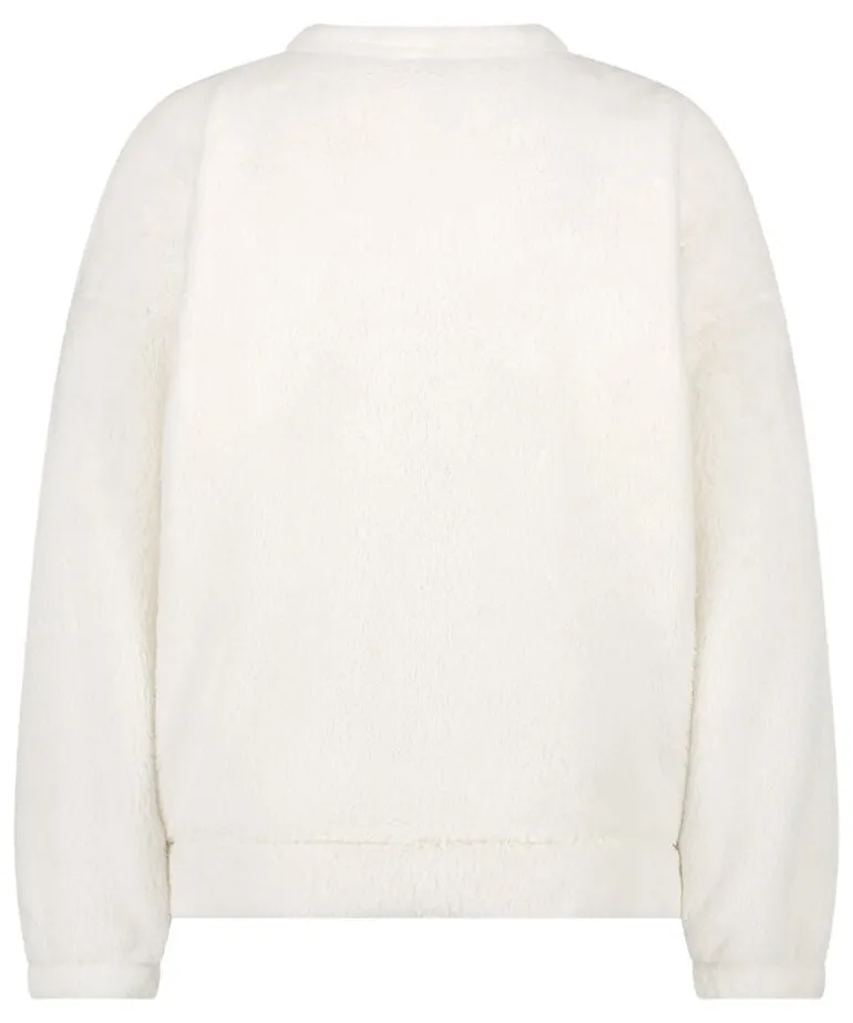 Fleece Snuggle Top - White