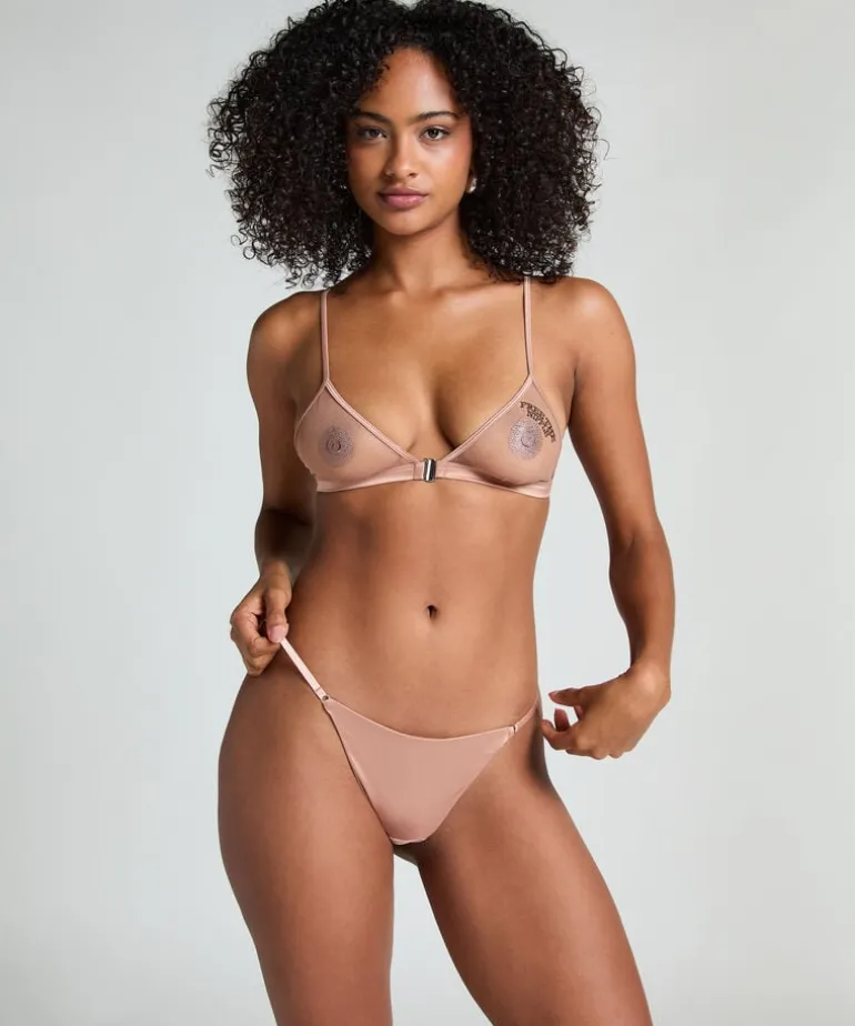 Free The Nipple Bralette - Brown