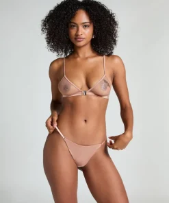 Free The Nipple Thong - Brown