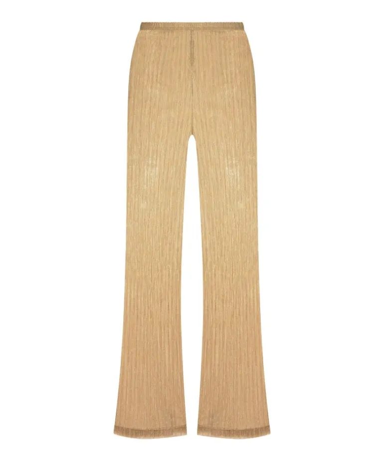 Goldie Shimmer Beach Pants - Yellow