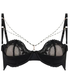 Half-Padded Cup Underwired Bra Belladonna - Black