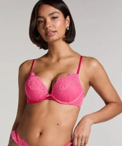 Harmony Padded Underwired Maximizer Bra - Pink