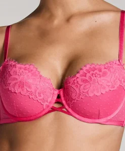 Harmony Padded Underwired Bra - Pink