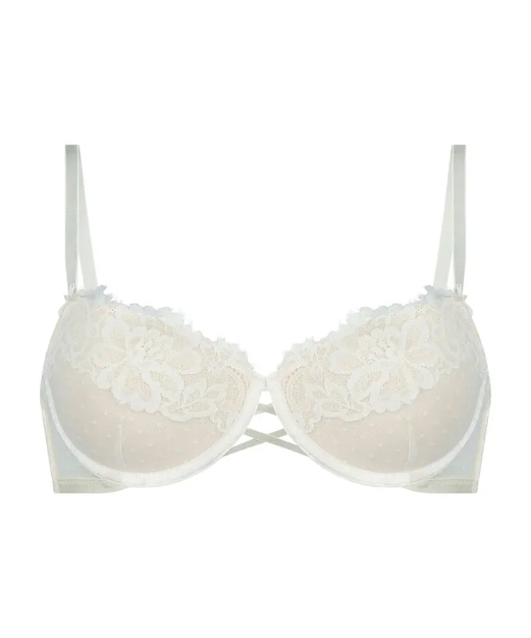 Harmony Padded Underwired Bra - White