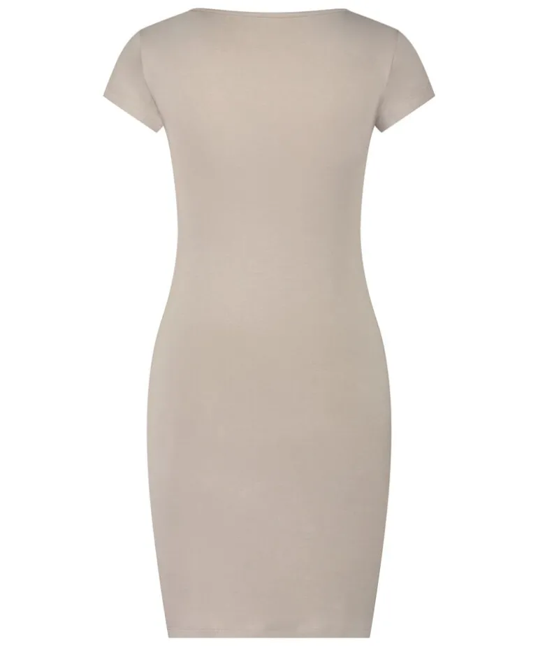 Henley Nightshirt - Beige