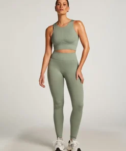 HKMX High waisted seamless sport legging - Green