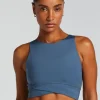 HKMX Sports Bra Level 1 - Blue