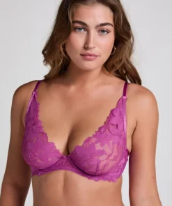 Ingrid Non-Padded Underwired Bra - Purple