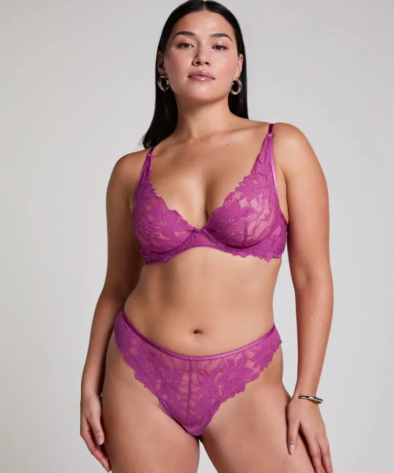 Ingrid Non-Padded Underwired Bra - Purple