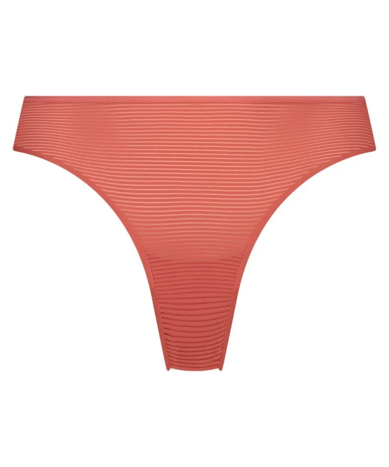 Invisible Brazilian Stripe mesh - Red