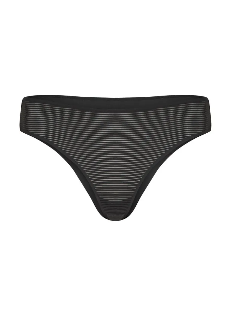 Invisible Brazilian Stripe mesh - Black