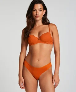 Invisible Lace Back Brazilian - Orange