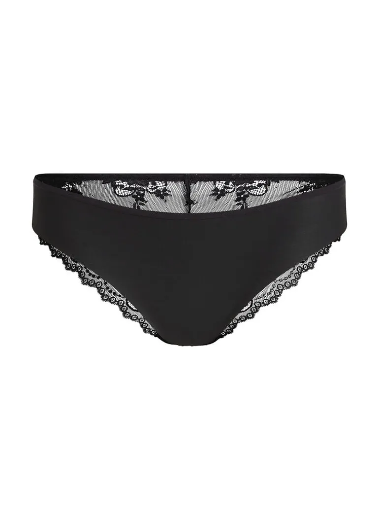 Invisible Lace Back Brazilian - Black