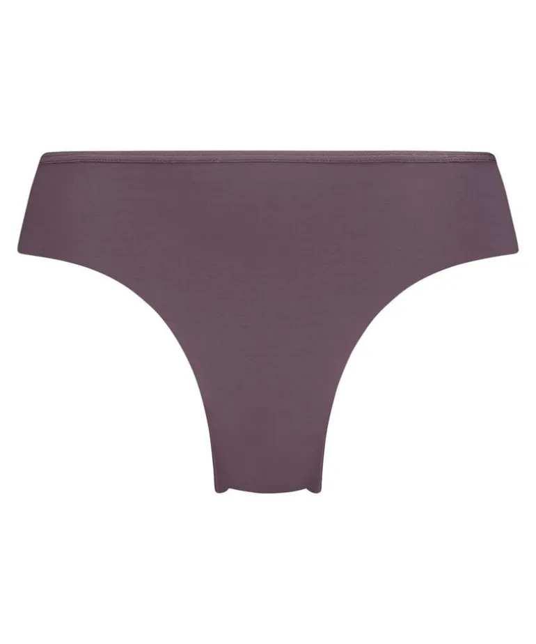 Invisible Lace Back Brazilian - Purple