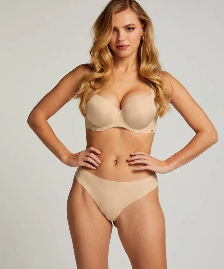 Invisible thong basic - Beige