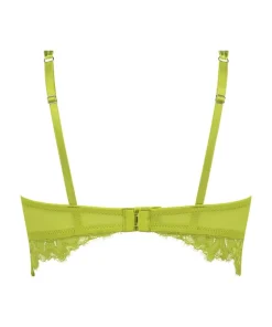 Isabella Non-Padded Underwired Longline Bra - Green