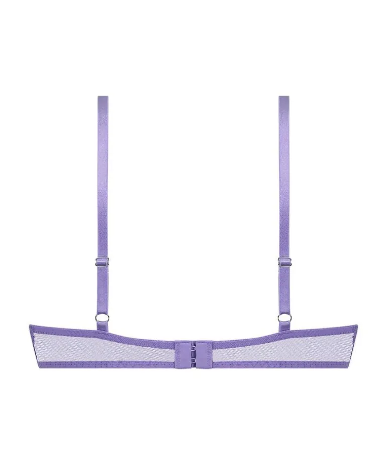 Isabella Padded Push-Up Underwired Bra - Purple