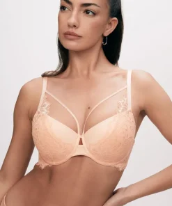 Isabella Padded Underwired Bra - Orange