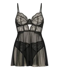 Isabelle Babydoll - Black
