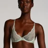 Isabelle Non-Padded Underwired Bra - Green