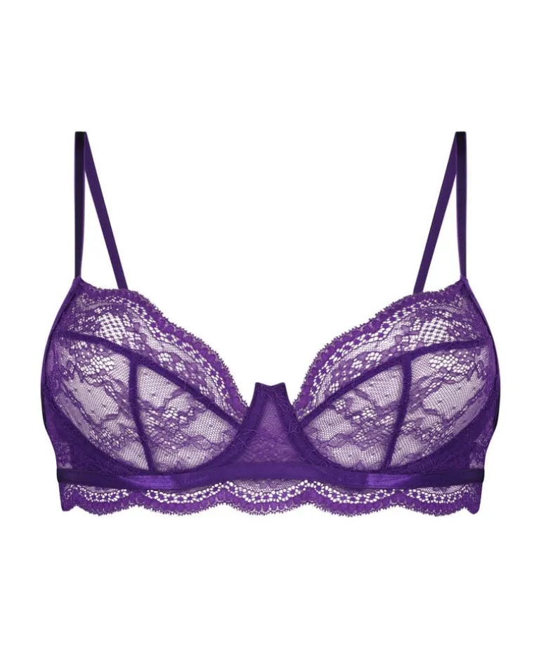 Isabelle Non-Padded Underwired Bra - Purple