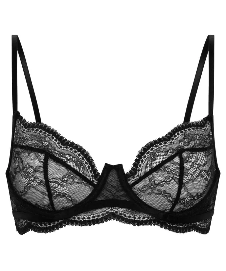 Isabelle Non-Padded Underwired Bra - Black