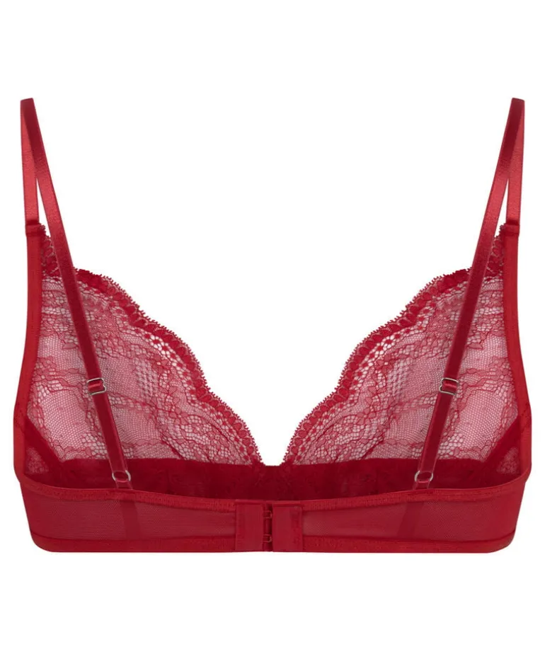 Isabelle Non-Padded Underwired Bra - Red