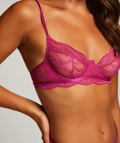 Isabelle Sparkle Non-Padded Underwired Bra - Pink